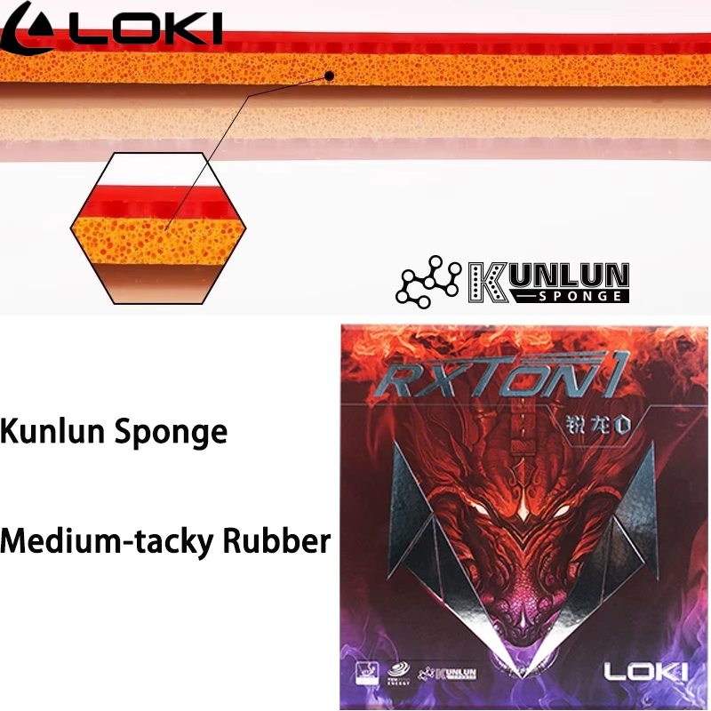 Table Tennis Loki - Накладка для настольного тенниса LOKI RXTON